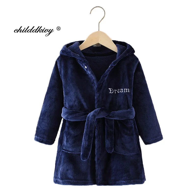 Boy and Girls Flannel Robe