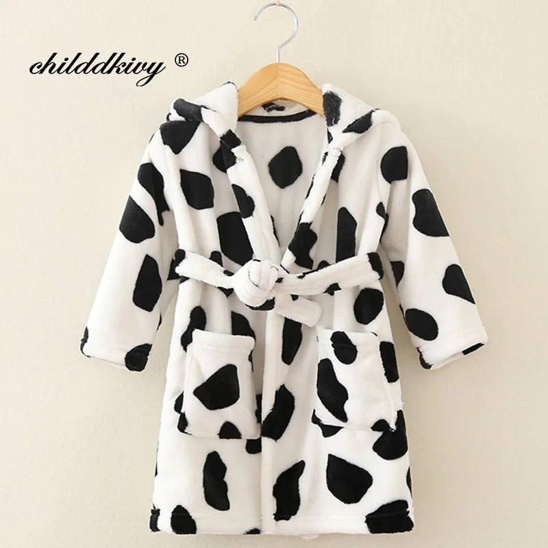 Boy and Girls Flannel Robe