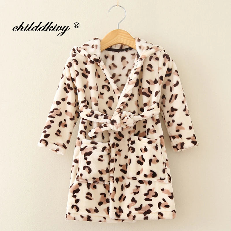 Boy and Girls Flannel Robe