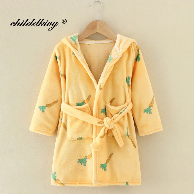 Boy and Girls Flannel Robe