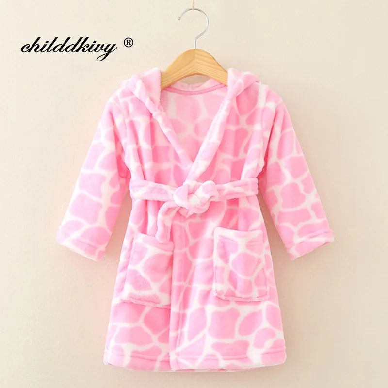 Boy and Girls Flannel Robe