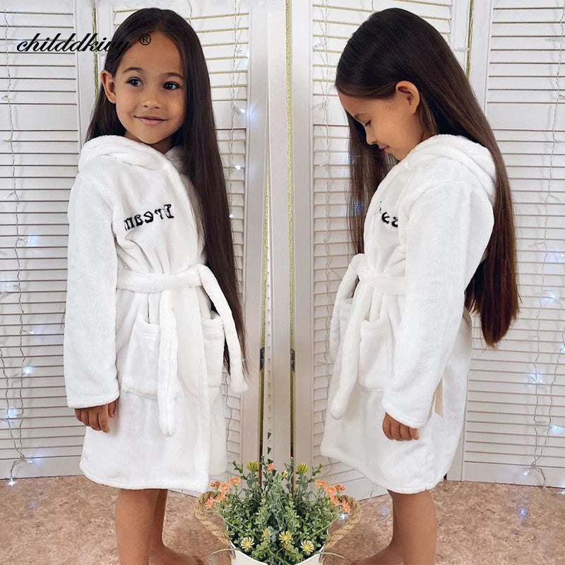 Boy and Girls Flannel Robe