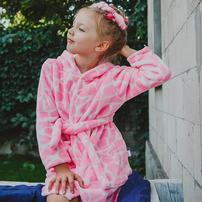 Boy and Girls Flannel Robe