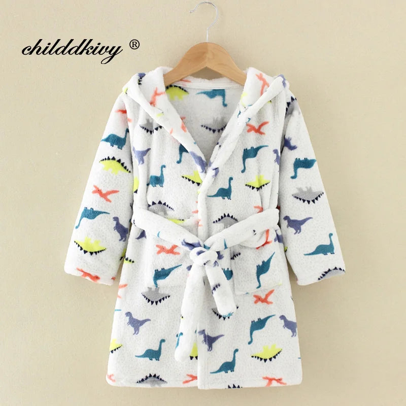 Boy and Girls Flannel Robe