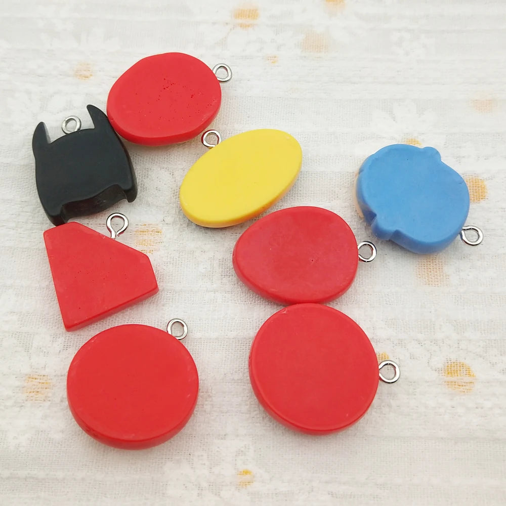 10pcs Resin Cartoon Charm