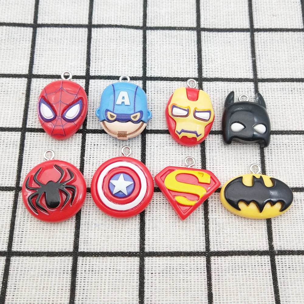 10pcs Resin Cartoon Charm