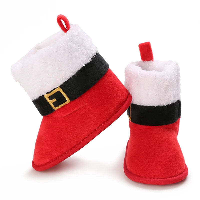 Christmas theme baby Boots