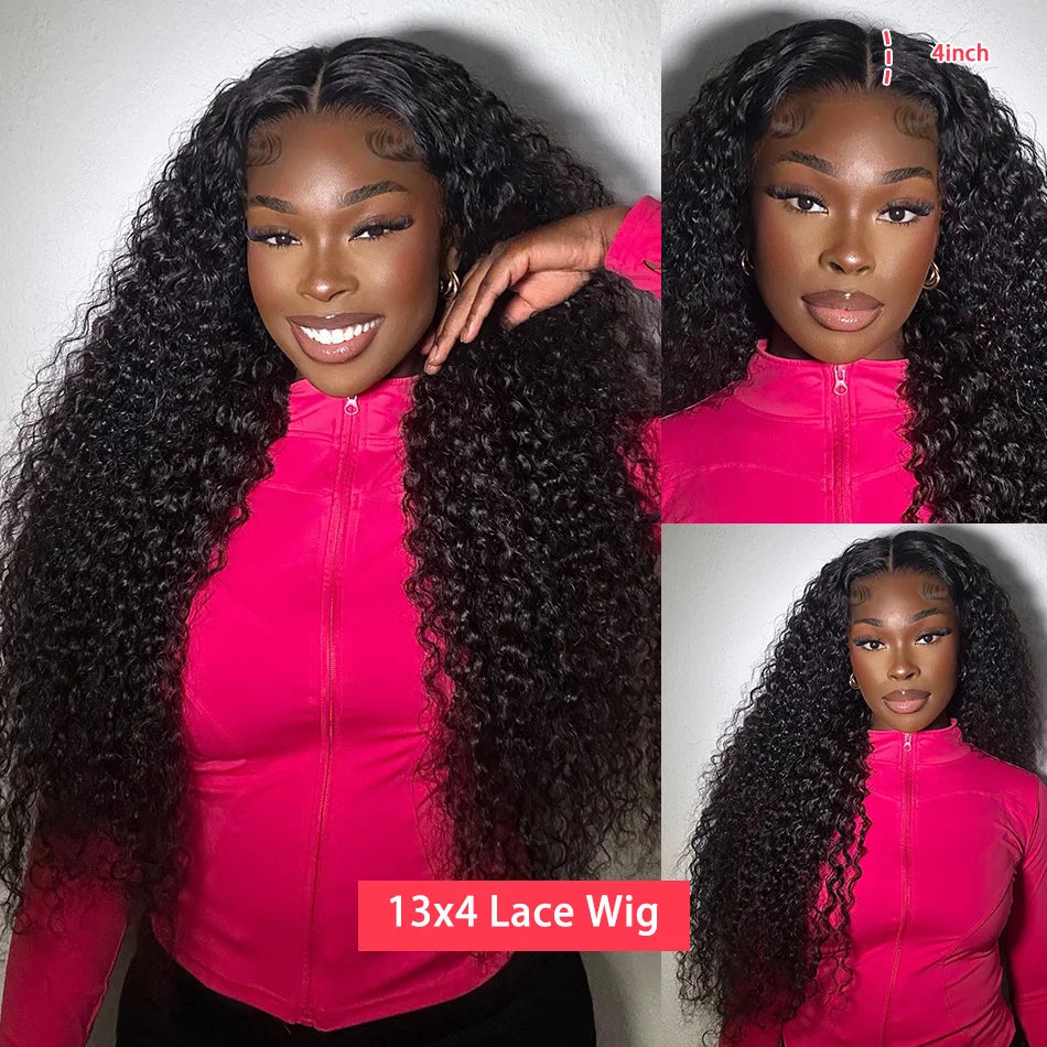 Human Hair 13x6 Deep Glueless Wave Lace Frontal Wigs