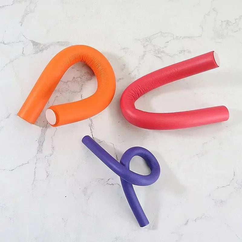 10pcs Flexible Hair Curling Rod.