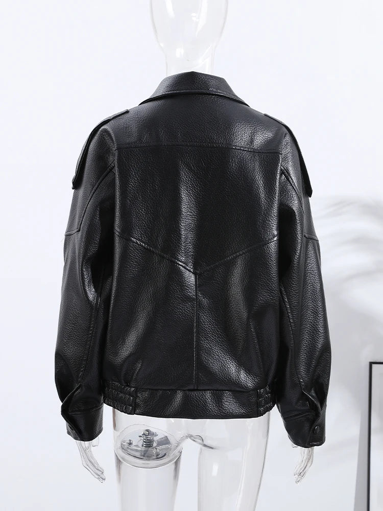 Women's Leather Jacket.