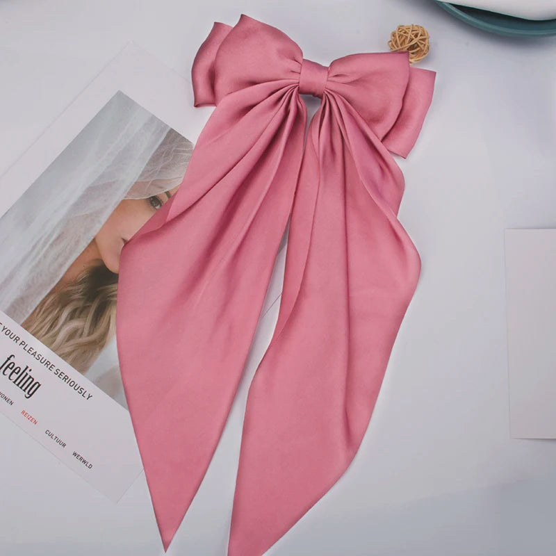 Bow Ribbon Hair Clip for Women