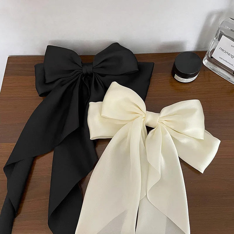Bow Ribbon Hair Clip for Women
