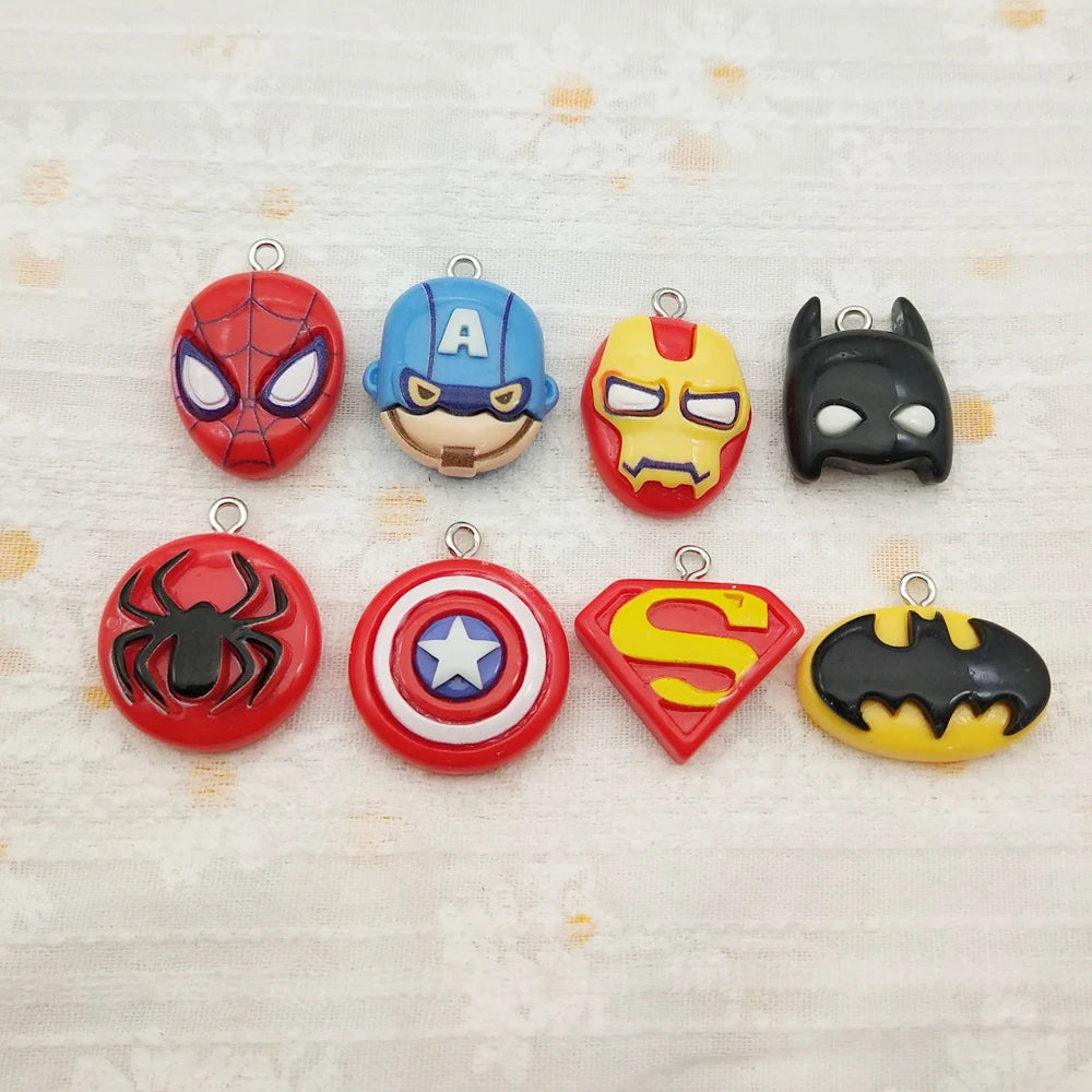 10pcs Resin Cartoon Charm