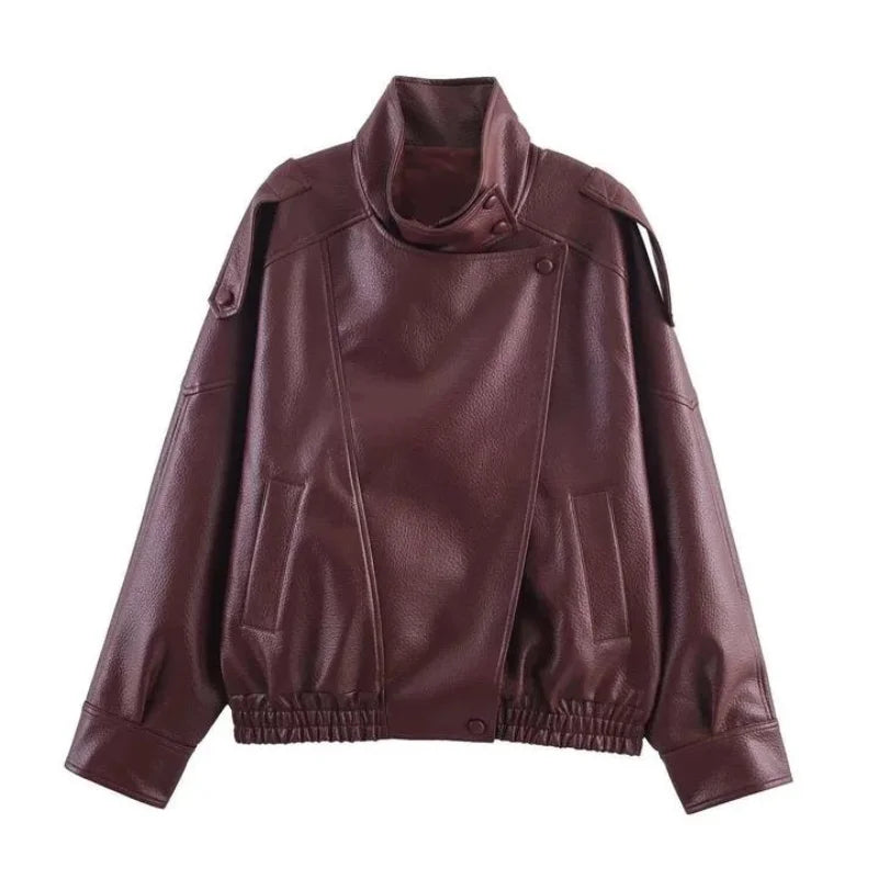 Women's Leather Jacket.