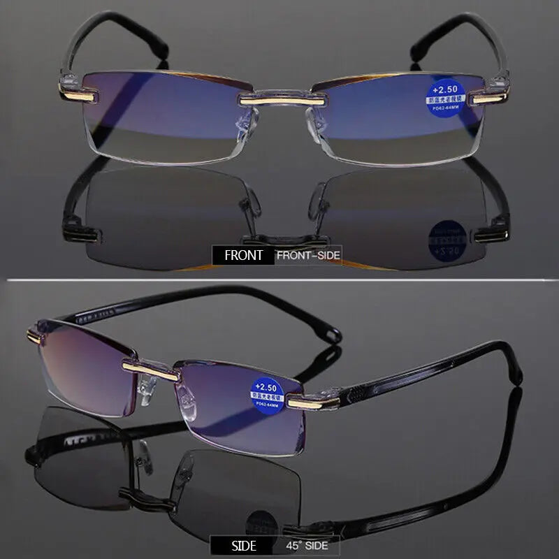 Men Retro Square glasses