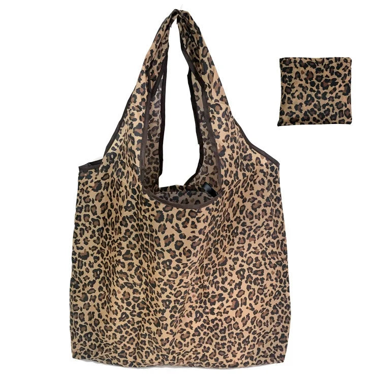 Large Capacity Leopard Print Hand Bag