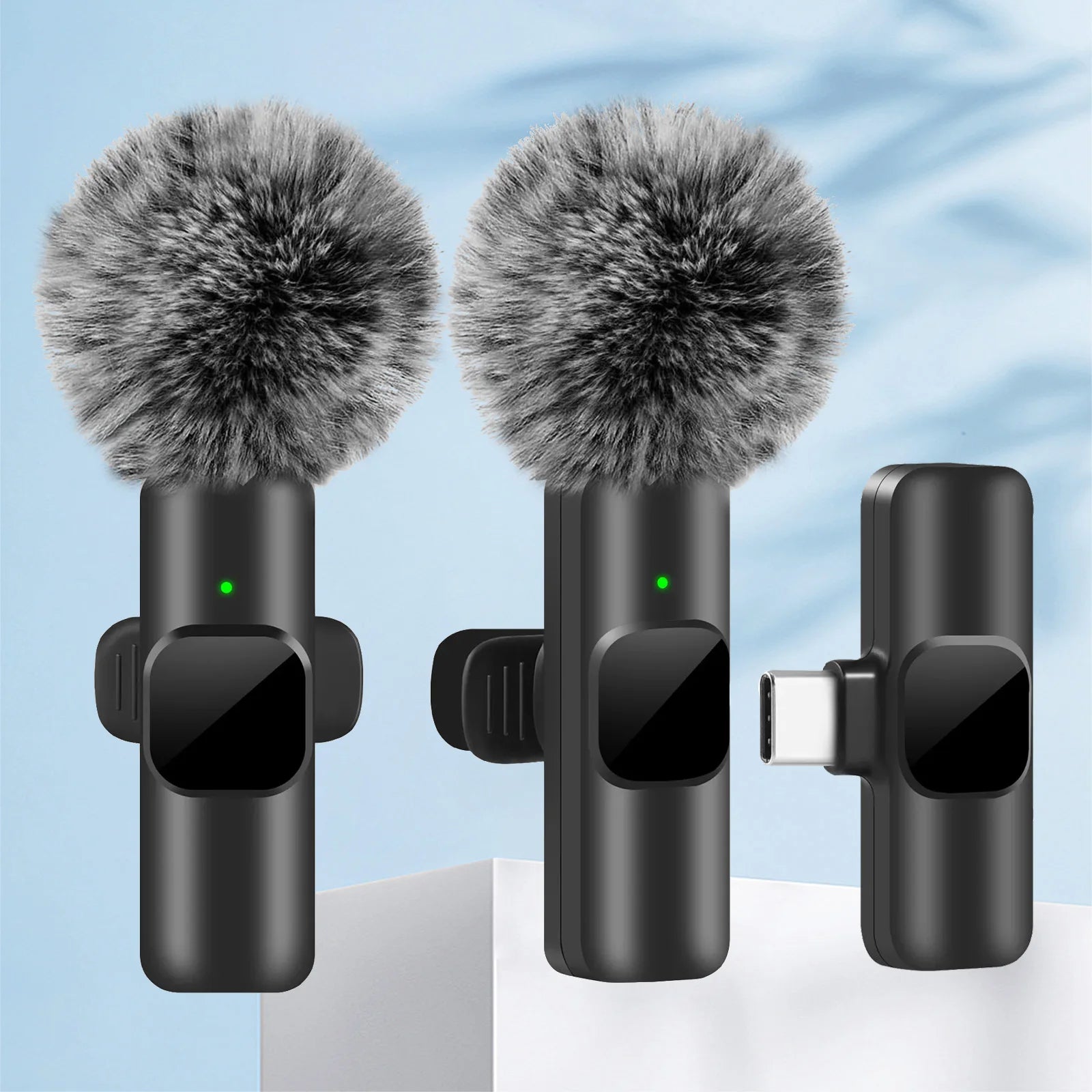 NEW Wireless Lavalier Microphone Audio Video Recording Mini Mic