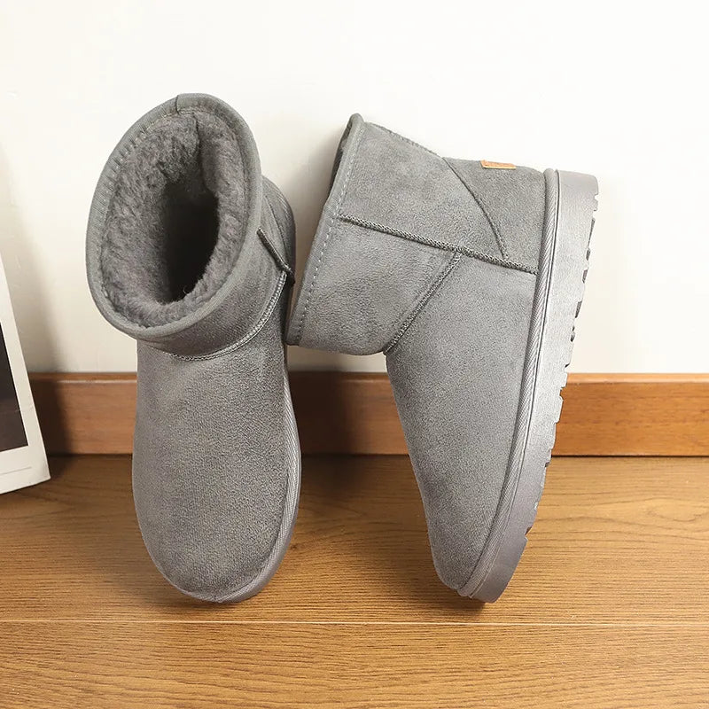 women Warmed Suede Winter Boots
