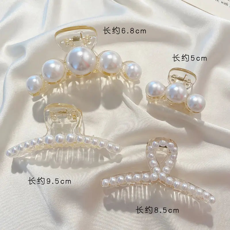 Pearl Hair Claws for Women.