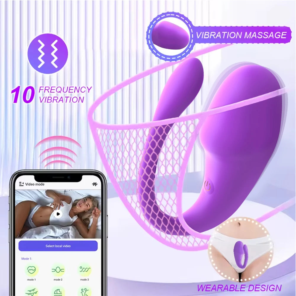 Wireless Bluetooth Dildo Vibrator