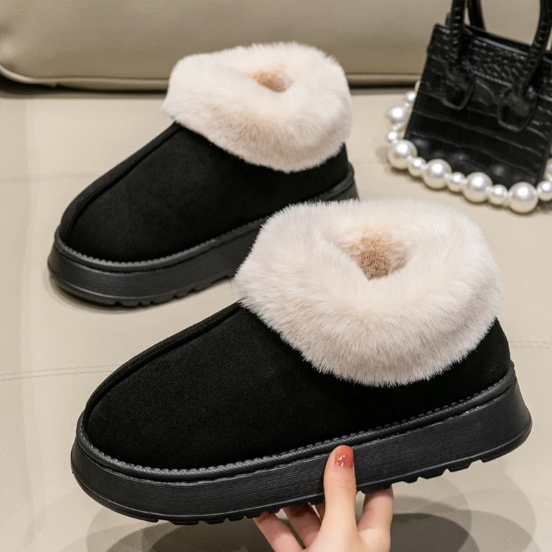 Women's  Fluffy Fashion Snow Boots