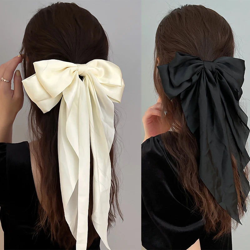 Bow Ribbon Hair Clip for Women