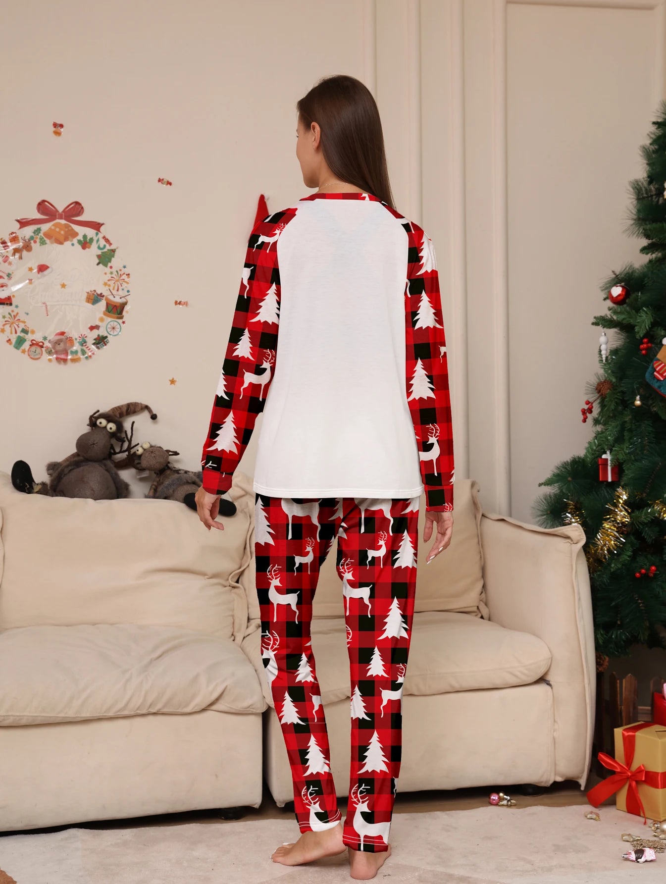 Couple Matching Christmas Pajamas Set