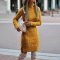 Women's High Neck Knitted Wrap