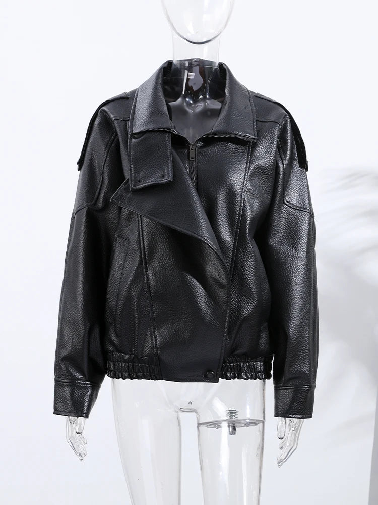Women's Leather Jacket.