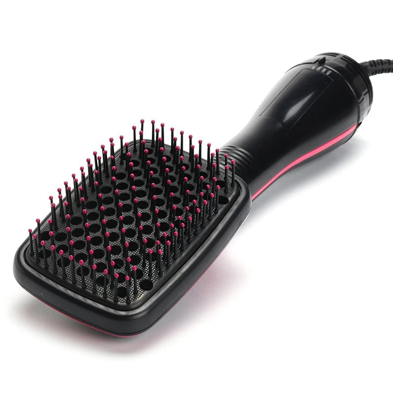 Hair Dryer Brush Portable Hot Air Brush Blow Dryer with Comb