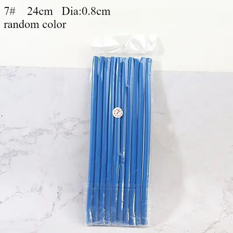 10pcs Flexible Hair Curling Rod.