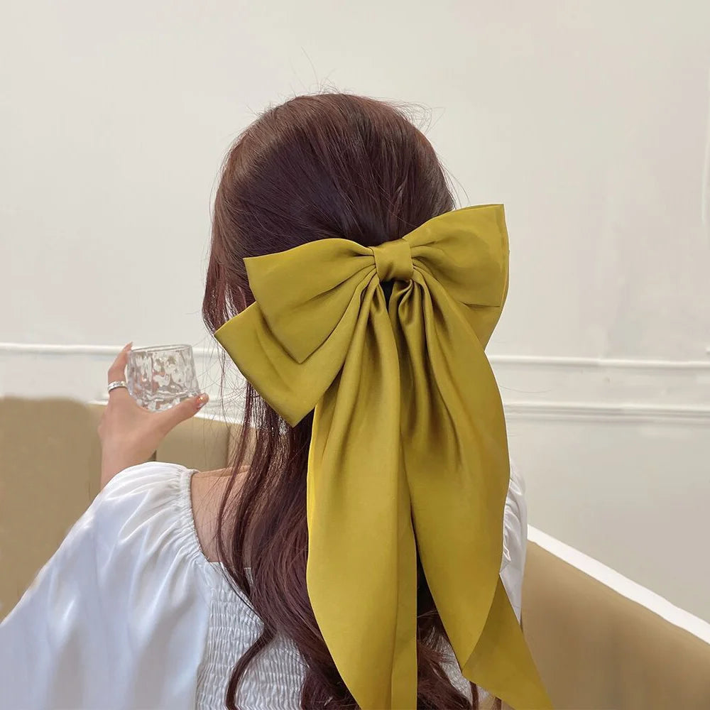 Bow Ribbon Hair Clip for Women
