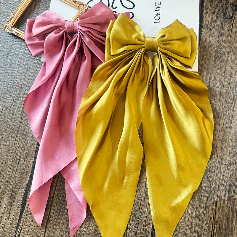 Bow Ribbon Hair Clip for Women
