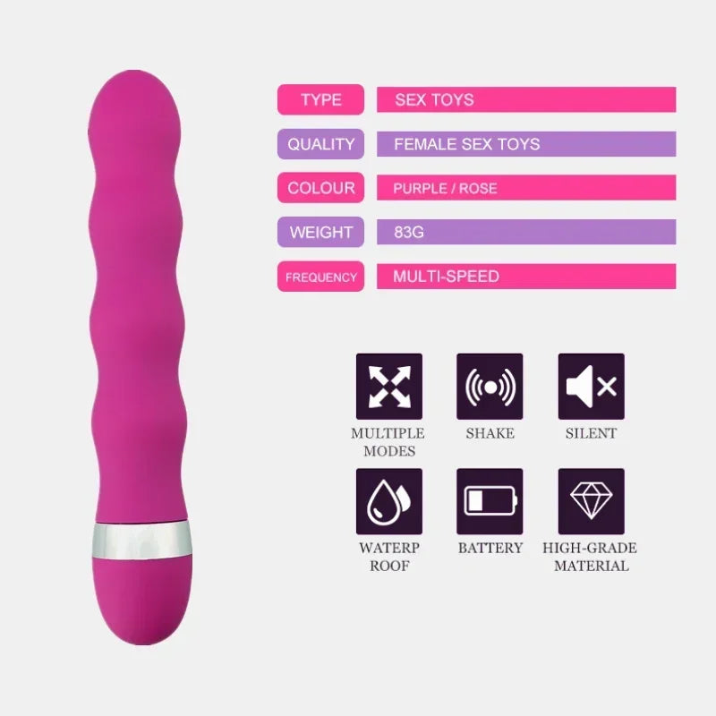G Spot Vagina Vibrator, Butt Plug