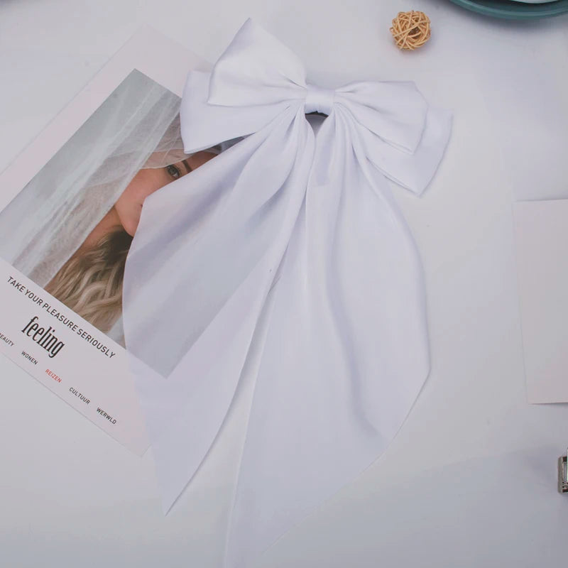 Bow Ribbon Hair Clip for Women