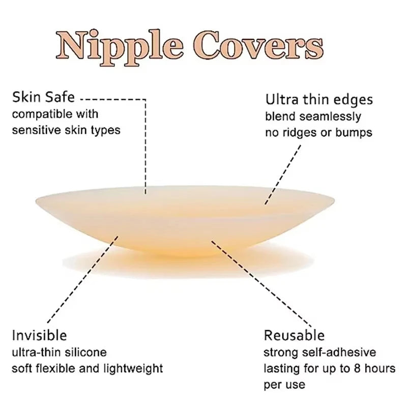 Reusable Silicone Nipple Cover for Women