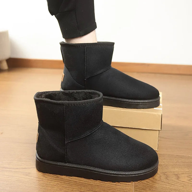 women Warmed Suede Winter Boots