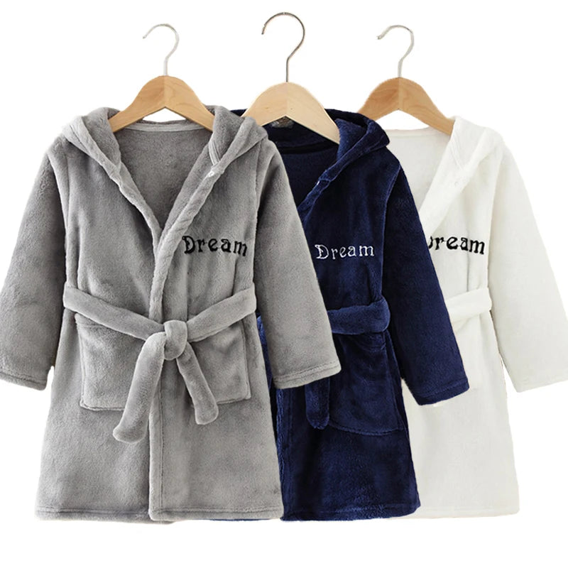 Boy and Girls Flannel Robe