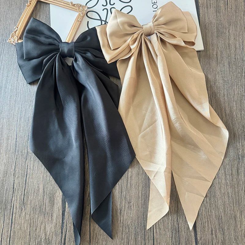 Bow Ribbon Hair Clip for Women