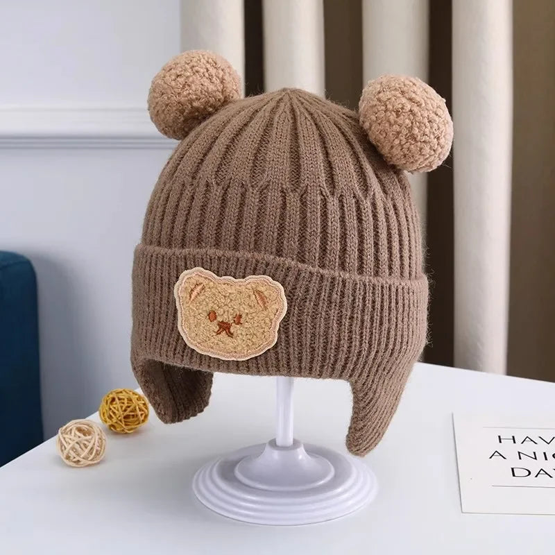 cute bear  wool hat