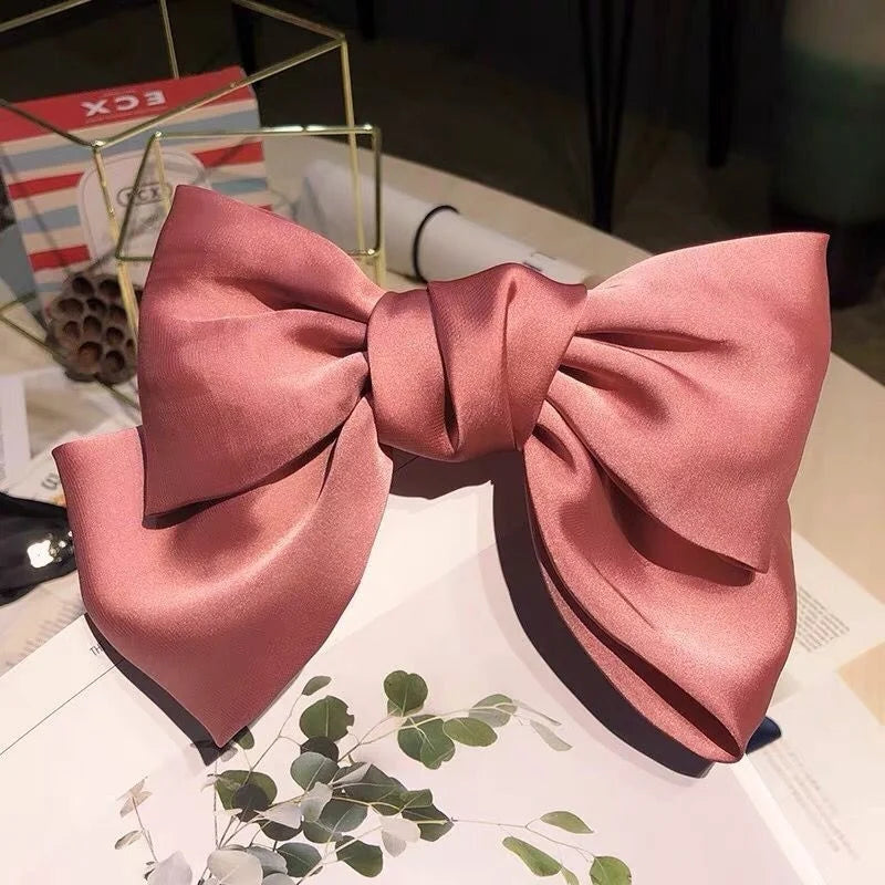 Bow Ribbon Hair Clip for Women