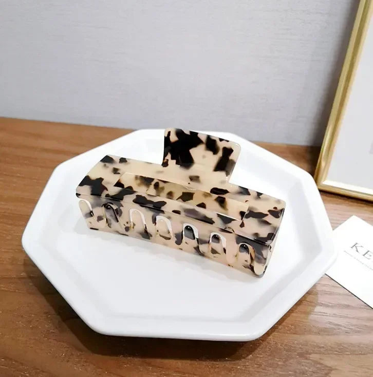 Leopard Hair Claw clip.