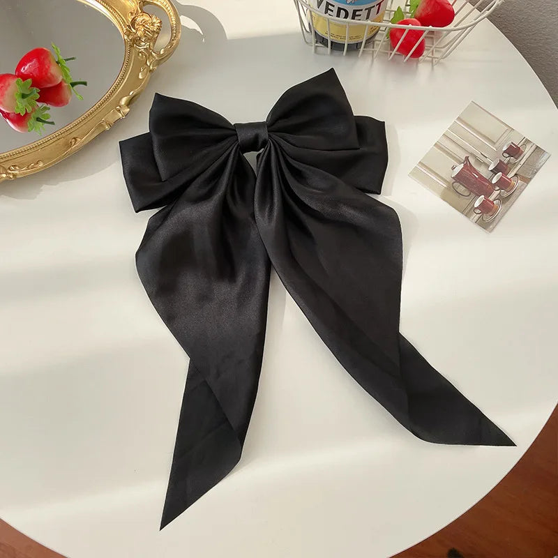 Bow Ribbon Hair Clip for Women