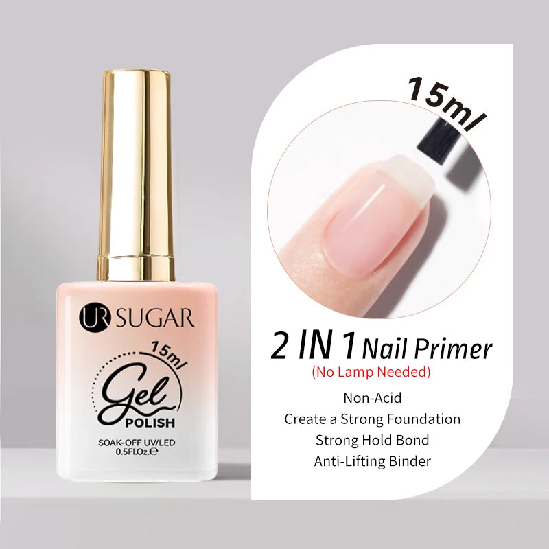 15ml Champagne Gold Sliver Reflective Glitter Gel Nail Polish