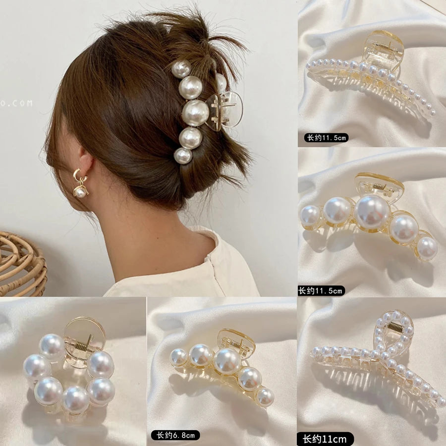 Pearl Hair Claws for Women.