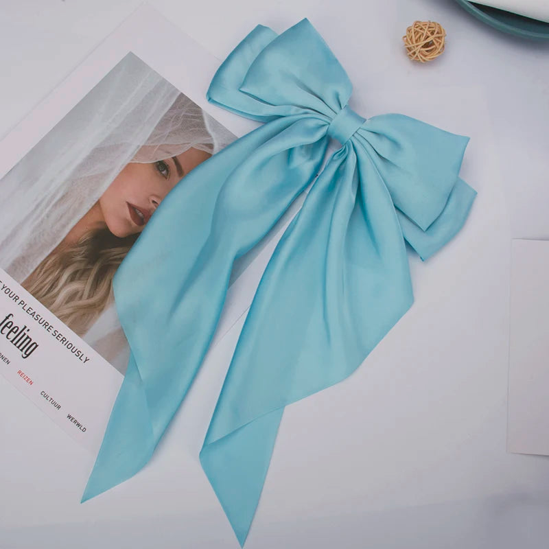 Bow Ribbon Hair Clip for Women