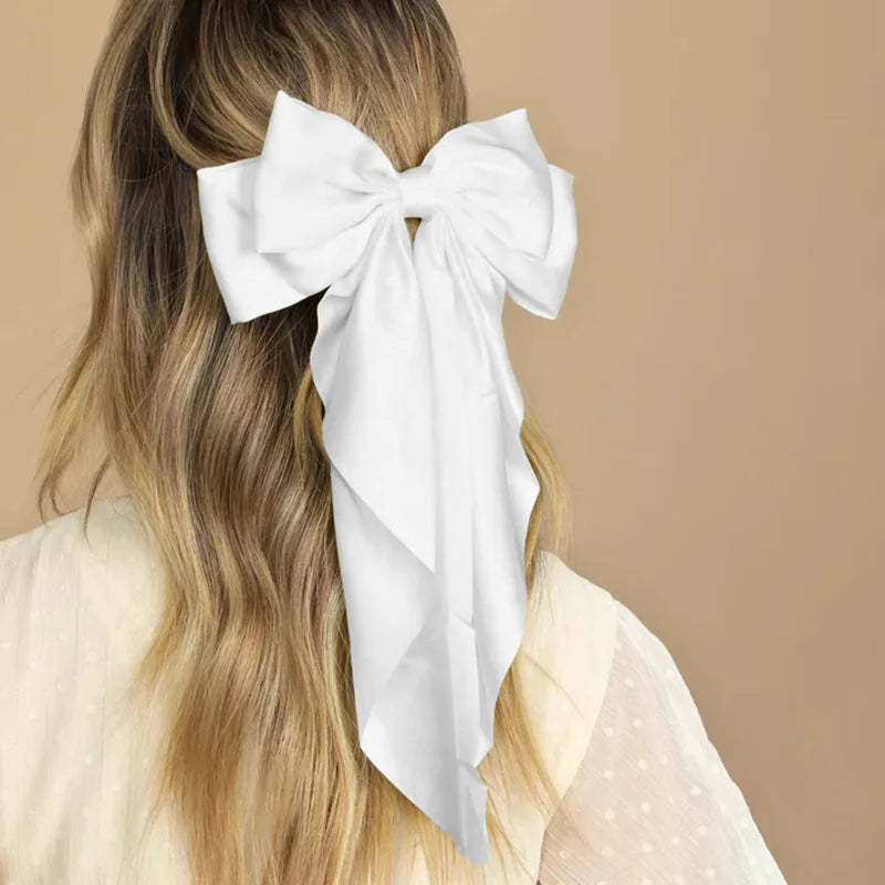 Bow Ribbon Hair Clip for Women
