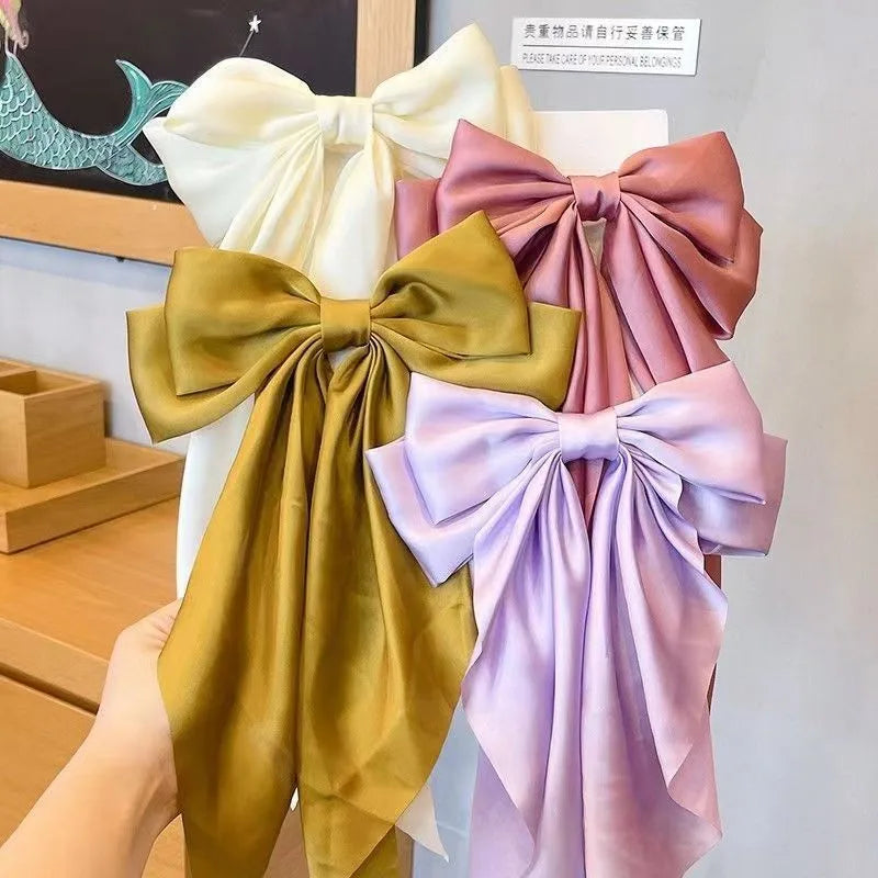 Bow Ribbon Hair Clip for Women