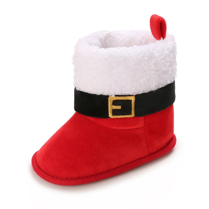 Christmas theme baby Boots