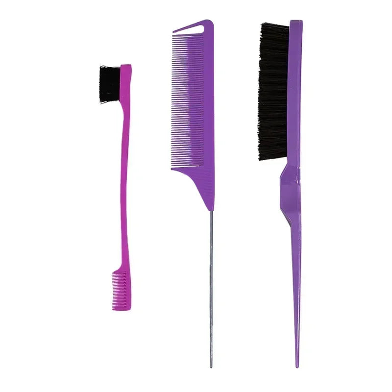 3-10pcs Hair Styling Comb Set Teasing Hair Brush.